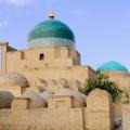 Khiva - Le cimetière et le mausolée de Pakhlavan-Makhmoud