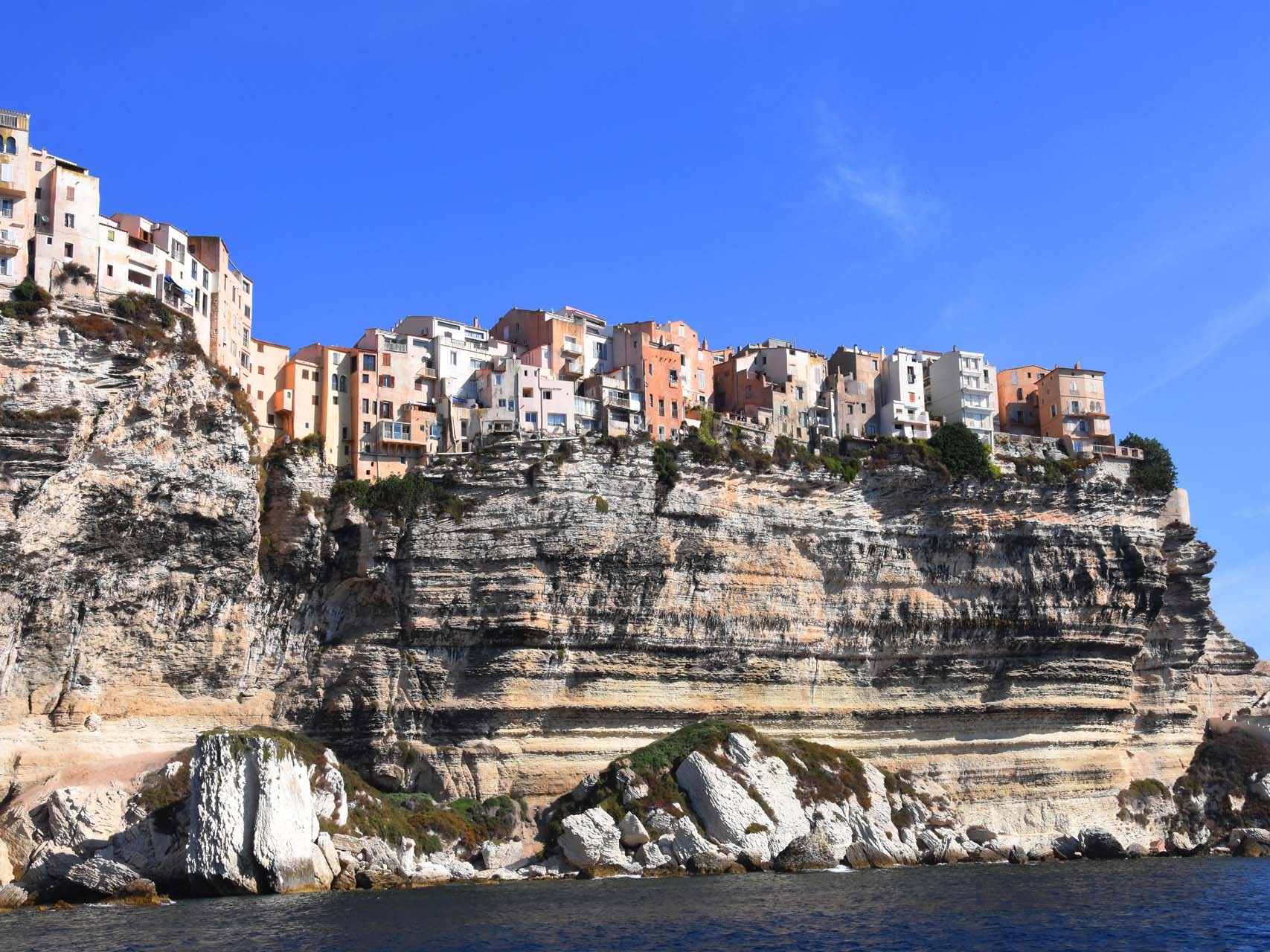 Bonifacio, sa falaise