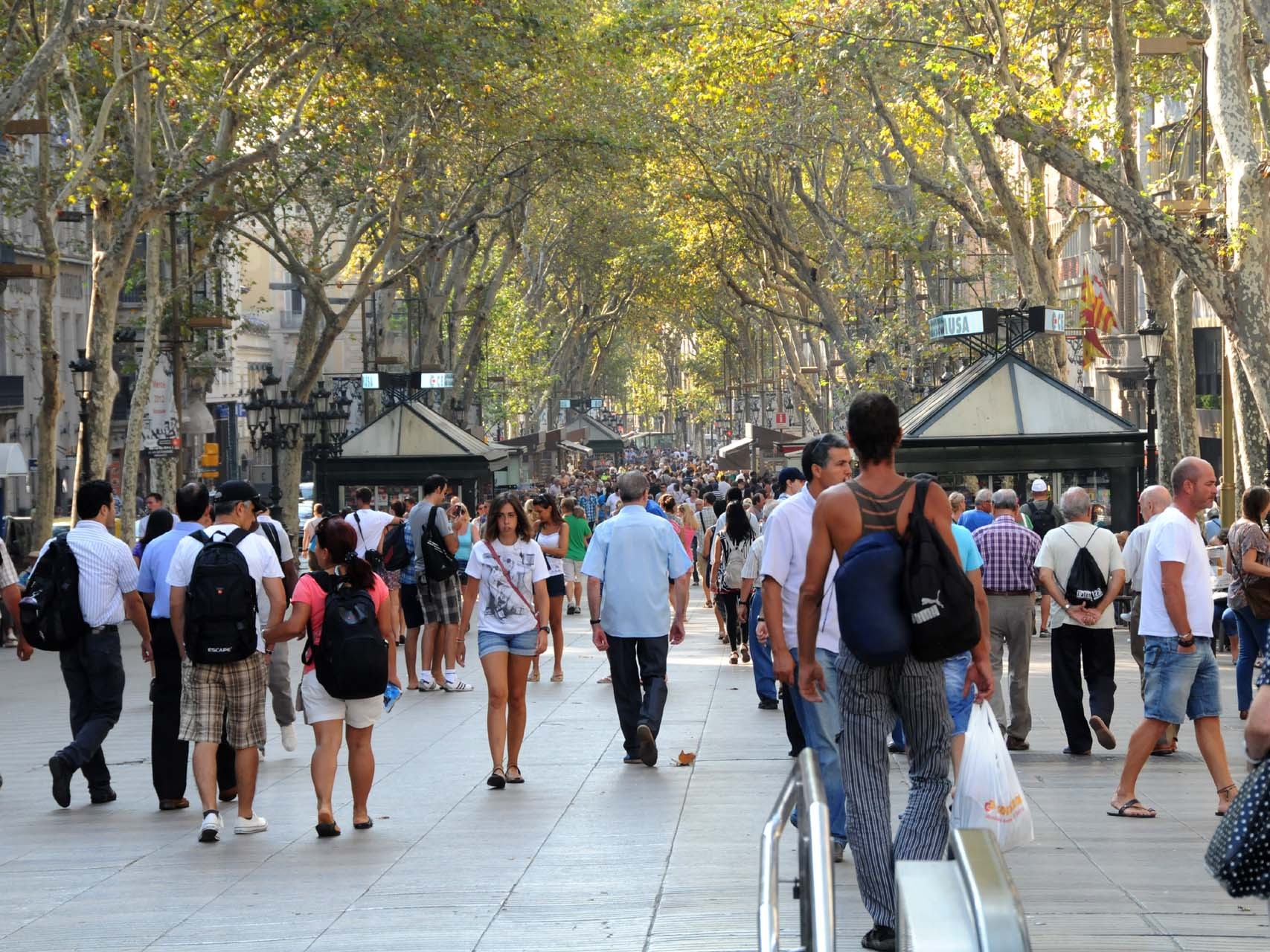 Las Ramblas, avenues emblématiques de Barcelone